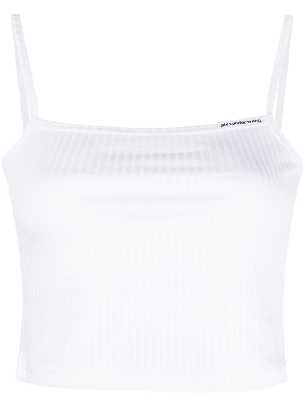 Alexander Wang Logo Elastic Bra Gray Size 6 | The Volte